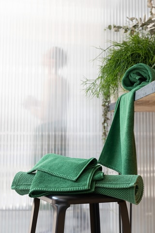 Drap de douche Bora - Vert - 70 x 130 cm