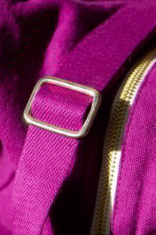 Sac de voyage en coton biologique Iona - Violet - 42 cm