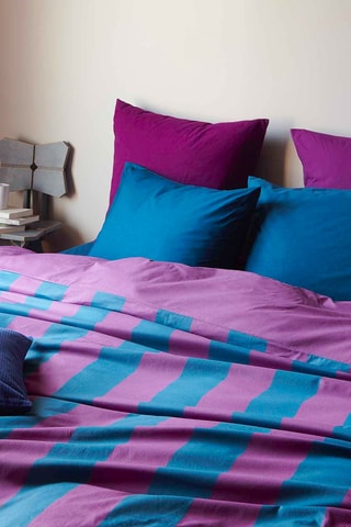 Housse de couette en coton biologique Malo - Violet