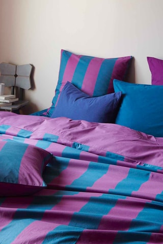 Housse de couette en coton biologique Malo - Violet