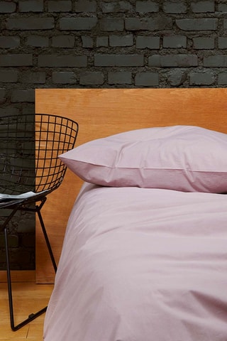 Housse de couette en coton biologique Céleste - Rose