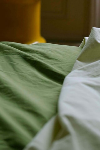 Housse de couette en coton biologique Céleste - Vert