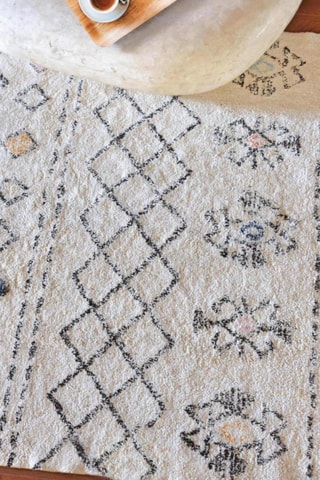 Tapis coton Seabert - Ivoire