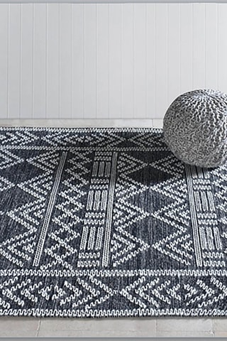 Tapis en laine Mais - Charbon