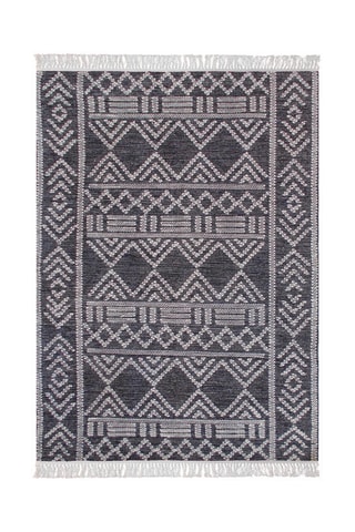 Tapis en laine Mais - Charbon