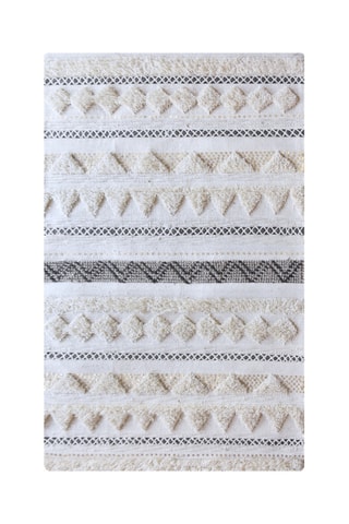 Tapis en laine Lenity - Ivoire