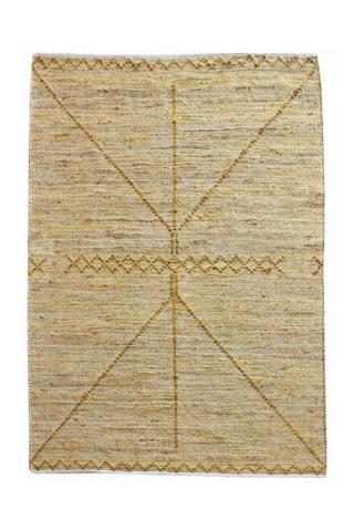 Tapis Jiazi - Naturel et jaune