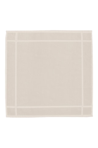 2 x Torchon Loess - Ivoire - 50 x 50 cm