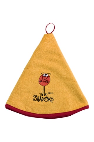 2 x Serviette de toilette Les Shadoks - Jaune - 60 x 60 cm