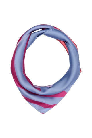 Foulard - Bleu clair et fuchsia