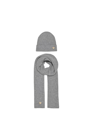 Bonnet et écharpe - Gris