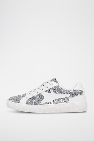 Baskets - Blanc et argenté