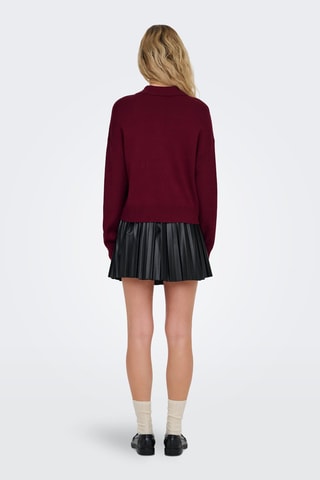 Pull oversize - Bordeaux