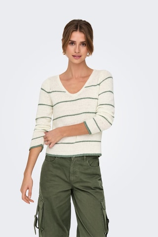 Pull regular - Écru