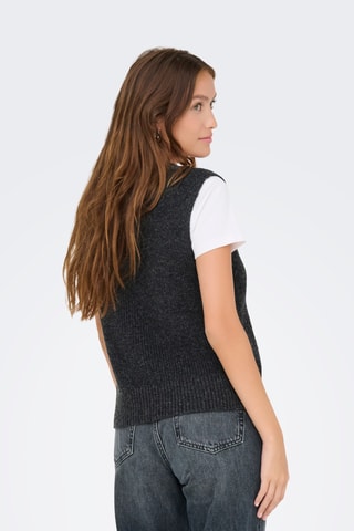 Pull sans manches - Gris foncé chiné