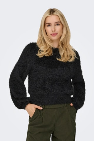 Pull en coton biologique - Noir