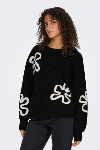 Pull en coton biologique - Noir
