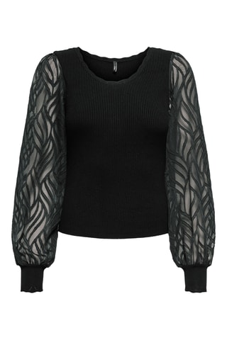 Pull en coton biologique - Noir
