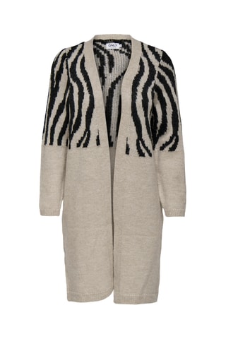 Gilet long - Gris et noir