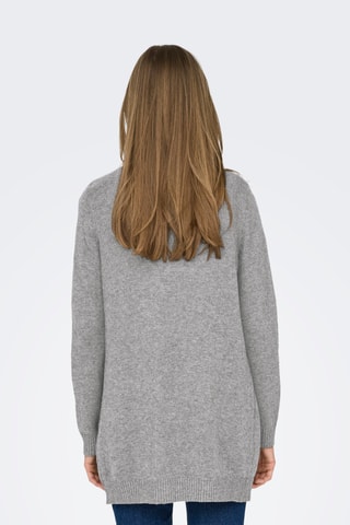 Gilet long - Gris chiné