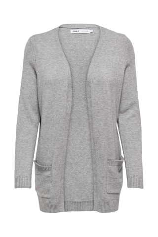 Gilet long - Gris chiné