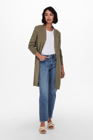 Gilet long - Kaki chiné