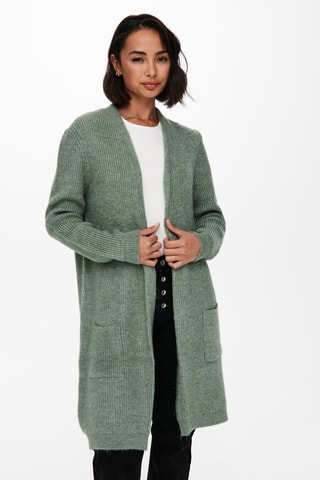 Gilet long - Vert sauge