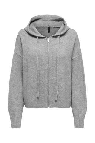 Gilet à capuche - Gris chiné