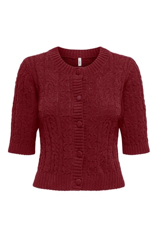 Gilet en coton biologique - Bordeaux