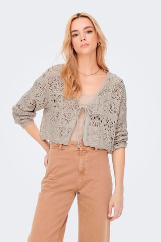 Gilet en crochet - Beige