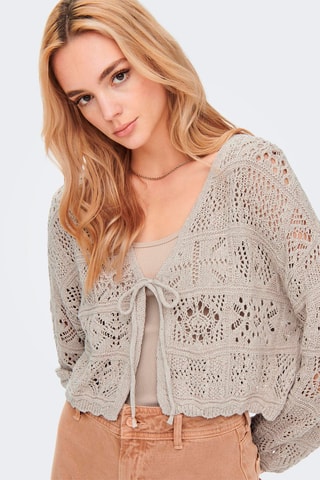 Gilet en crochet - Beige