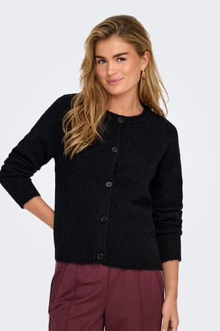 Gilet regular en laine - Noir