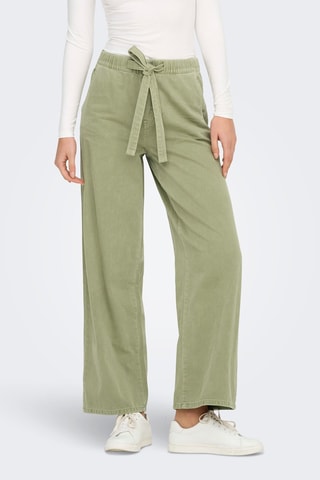 Pantalon wide legs - Vert