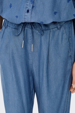 Pantalon en jean taille haute - Indigo