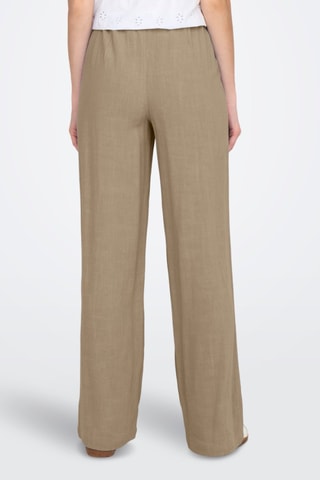 Pantalon taille haute - Beige