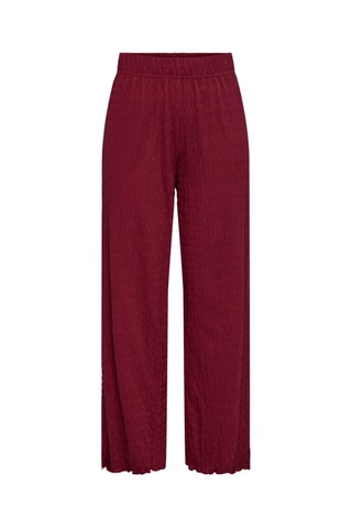 Pantalon taille haute - Bordeaux