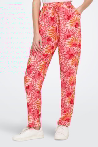 Pantalon taille haute - Rose