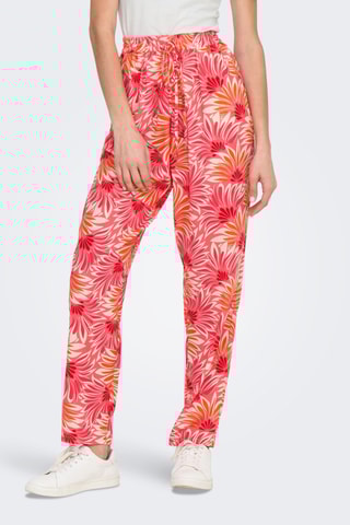 Pantalon taille haute - Rose