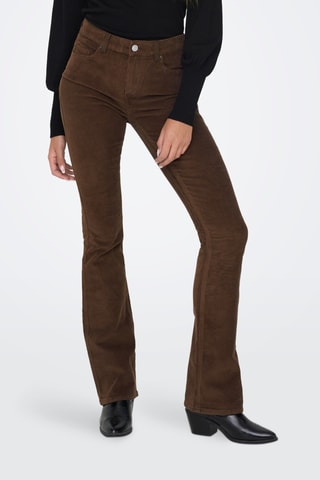 Pantalon en velours - Marron