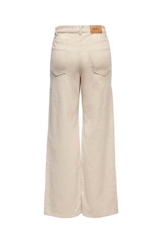 Pantalon flare Ecru