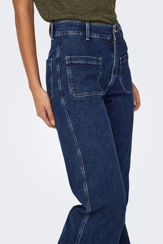 Jean taille haute - Bleu foncé