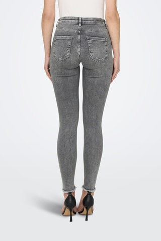 Jean taille haute - Gris