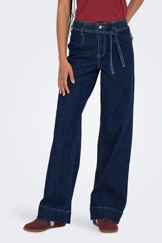 Jean taille haute - Bleu foncé