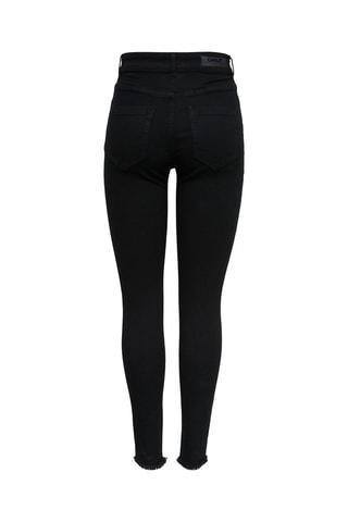 Jean skinny en coton biologique - Noir