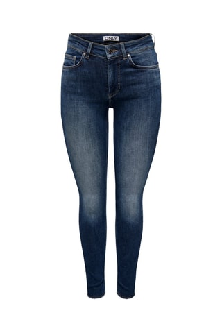 Jean skinny en coton biologique - Bleu foncé