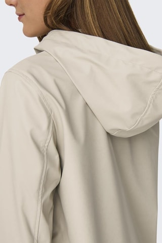 Manteau à capuche - Gris clair