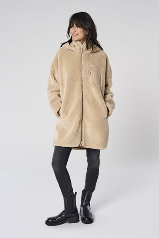 Manteau à capuche - Beige