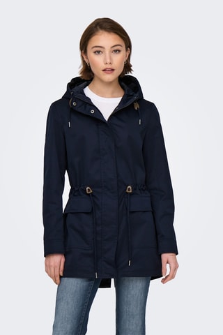 Parka à capuche - Bleu marine