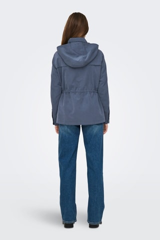 Veste à capuche - Bleu gris