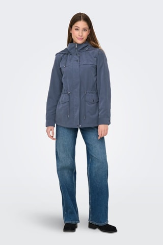 Veste à capuche - Bleu gris